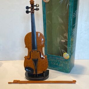 Vintage 1992 Telco Electronic Christmas Violin